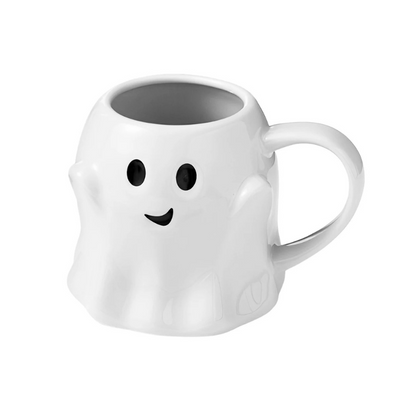 Spooky White Ghost Coffee Mug