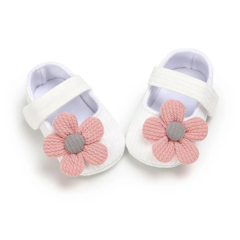 Cute Floral Girl's First Walker Shoes