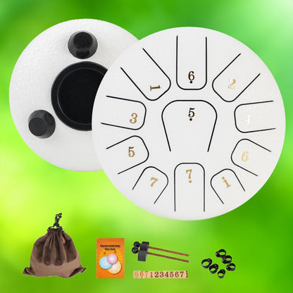 Portable 6 Steel Drum with 11 Musical Notes