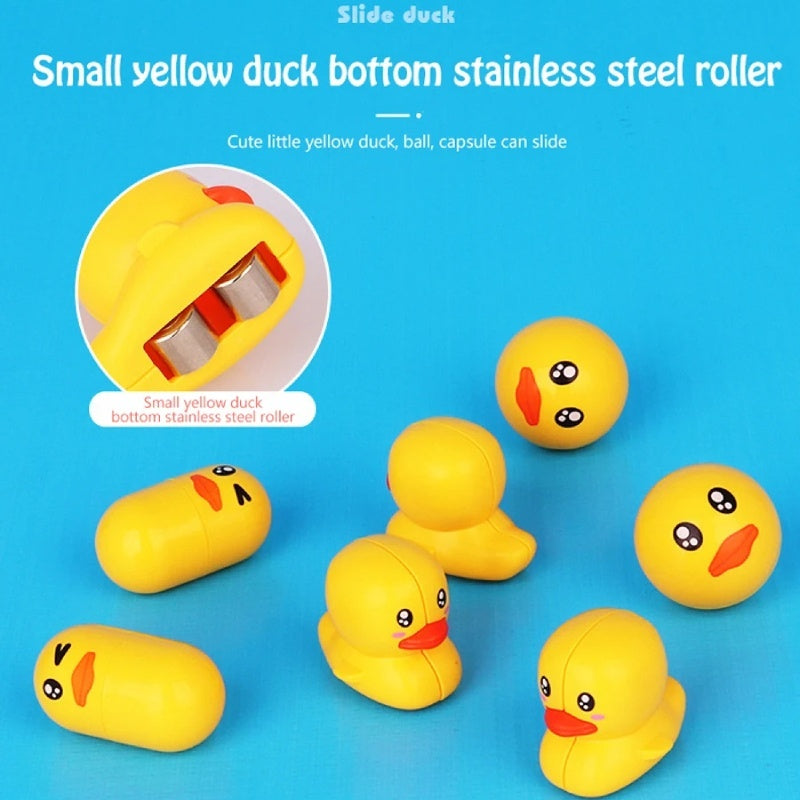 Wind-Up Duck Slide, DIY Building Blocks, Colorful, Bathtub Wall Mount, Boosts Imagination, Safe for Ages 3+