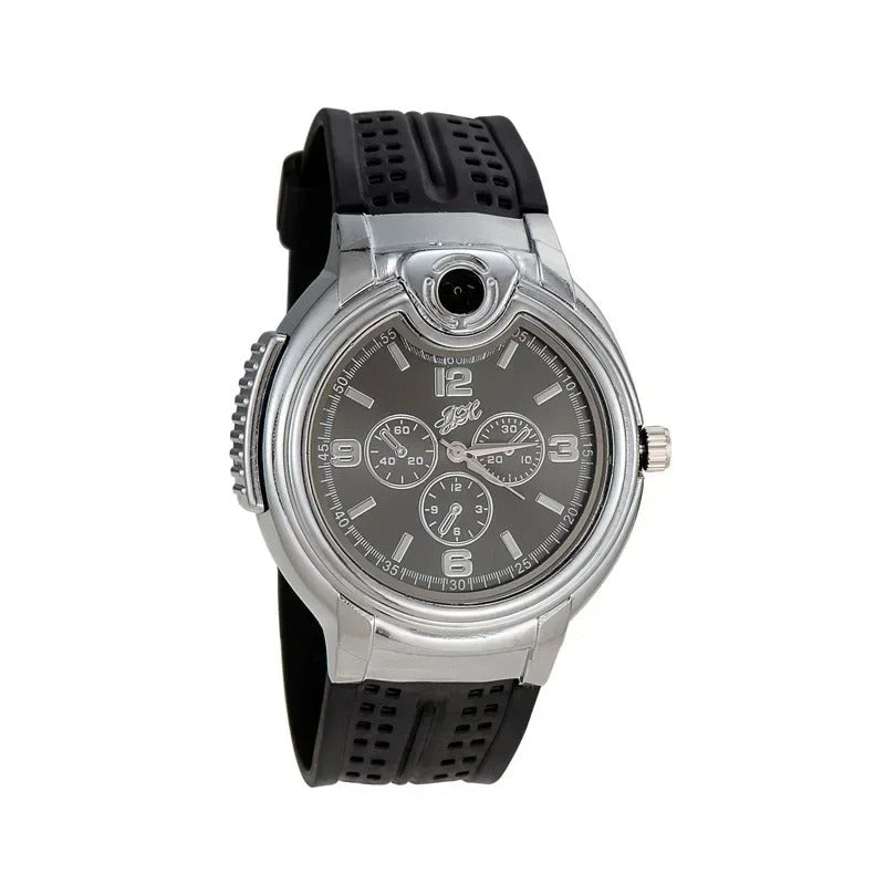 Waterproof Rechargeable Pocket Lighter Watch for Camping
