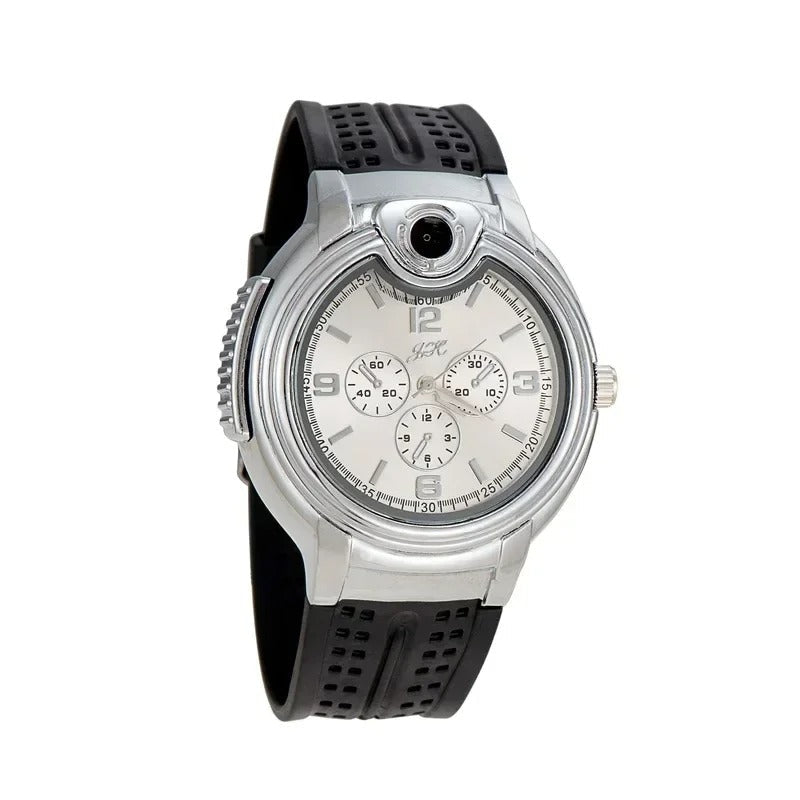 Waterproof Rechargeable Pocket Lighter Watch for Camping