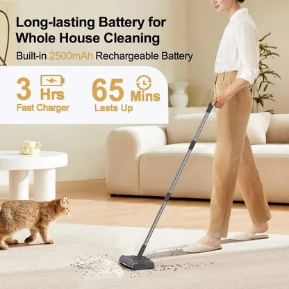 Wireless Electric Sweeper Mop with LED and Rechargeable Battery