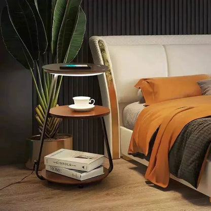 Compact 2-Tier Space Saving Table Lamp