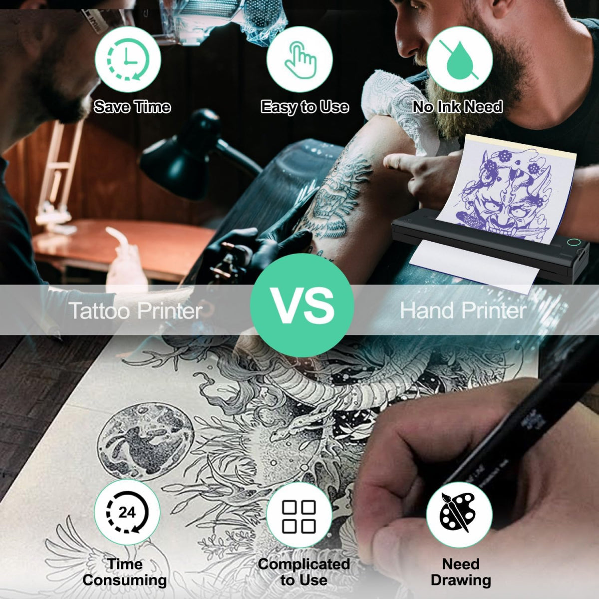 Portable Mobile Printer - Small and Fast