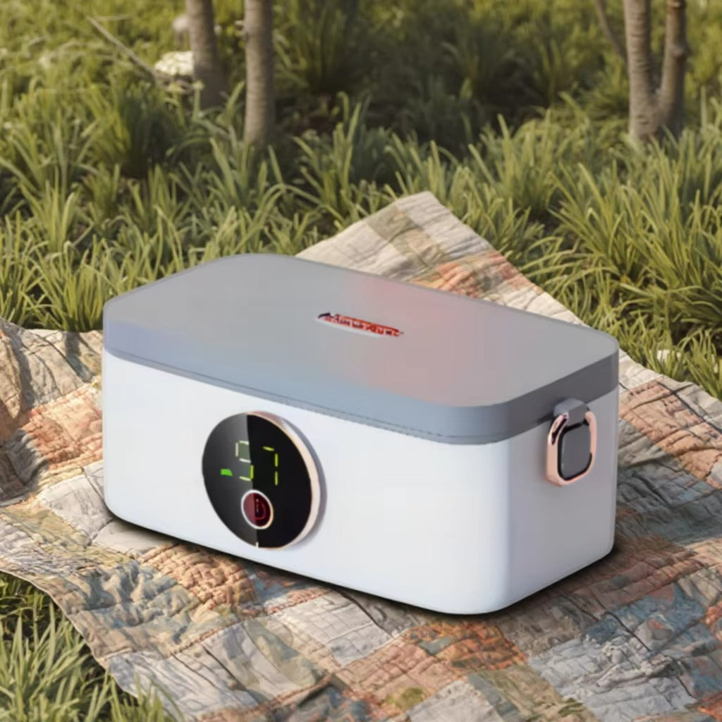 Insulated Portable Heated Lunch Box with 5 Settings - Halri
