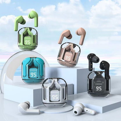Compact Bluetooth Earbuds with LED Display Case - Halri