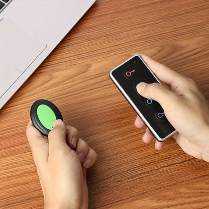 Wireless Key Finder with 131ft Range and LED Flashlight – 4 Color-Coded Receivers 1