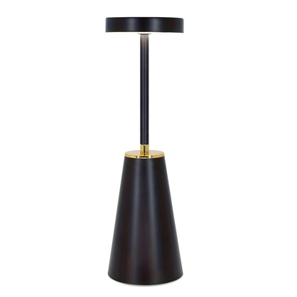 Wireless LED Table Lamp with Touch Dimming – Cordless Modern Bedside or Desk Light in Black or White 0