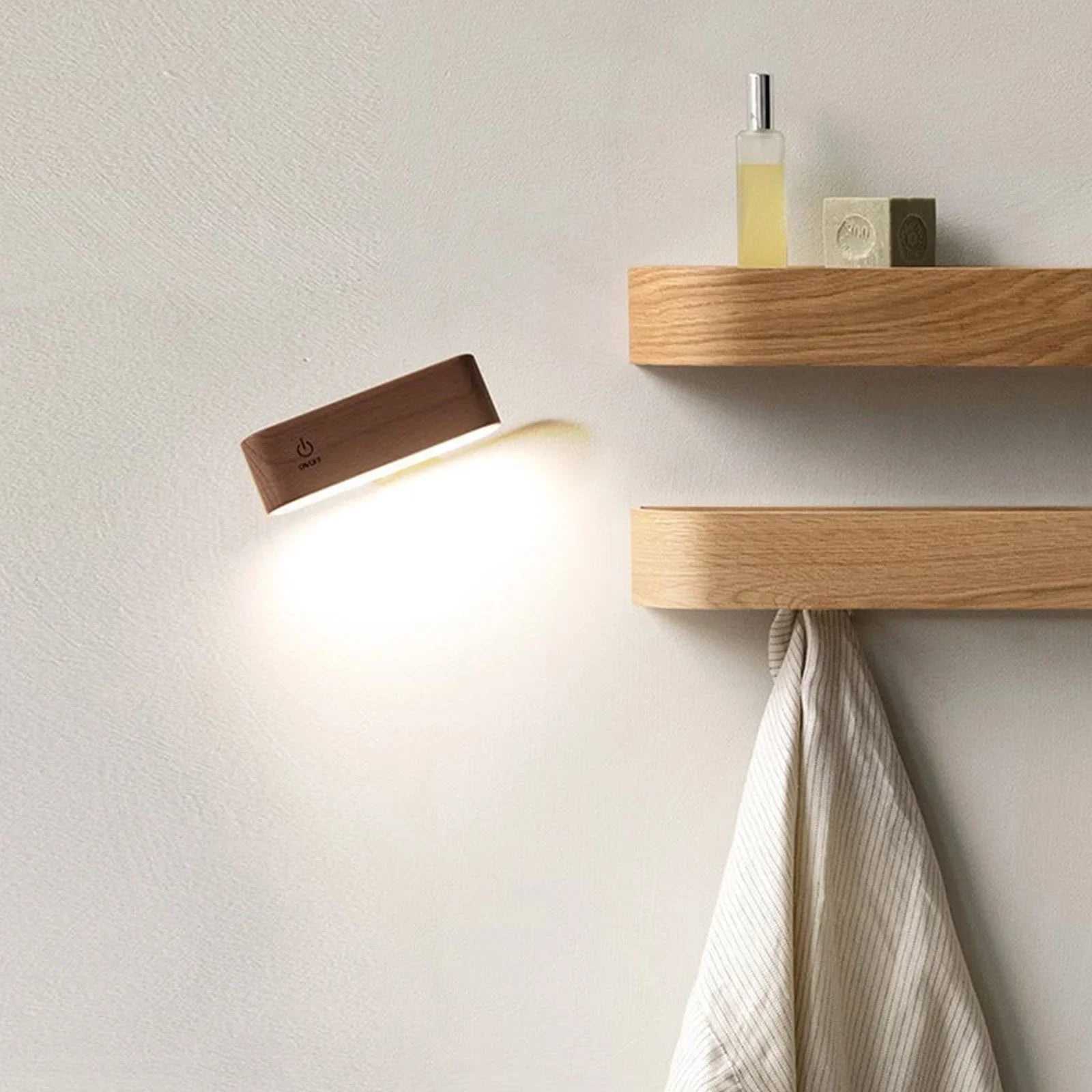 Smart LED Wall Lamp with Remote, Adjustable Brightness - Halri