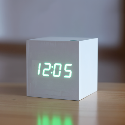 Stylish Wooden Digital LED Wall Clock