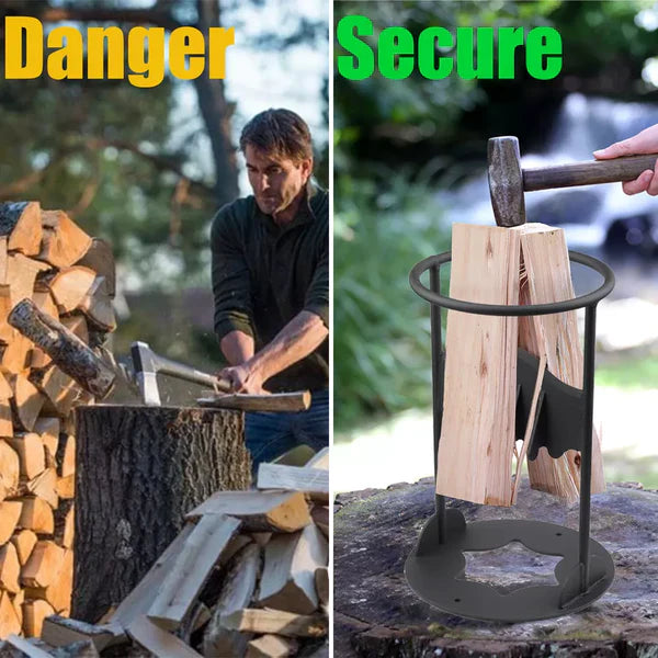 Easy Firewood Log Splitter Tool