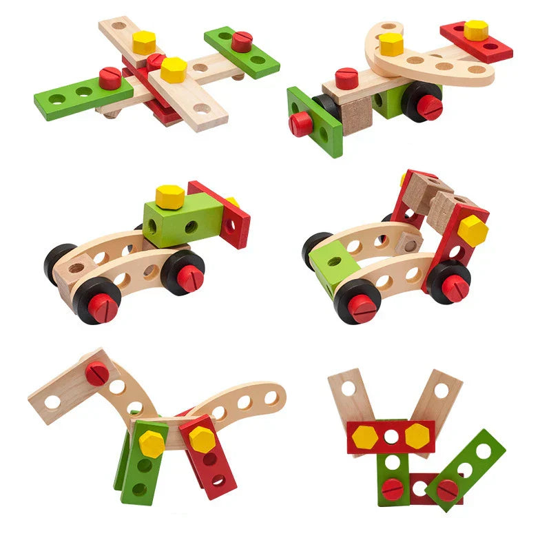 Kids DIY Wooden Toolbox Playset - Halri
