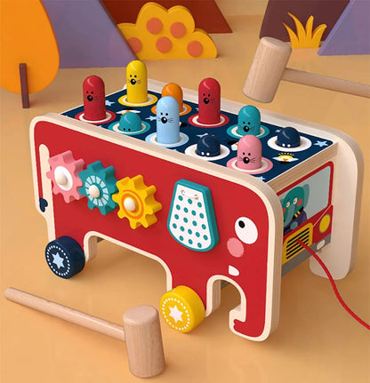 Fun Interactive Wooden Toy for Kids Ages 3+ - Halri