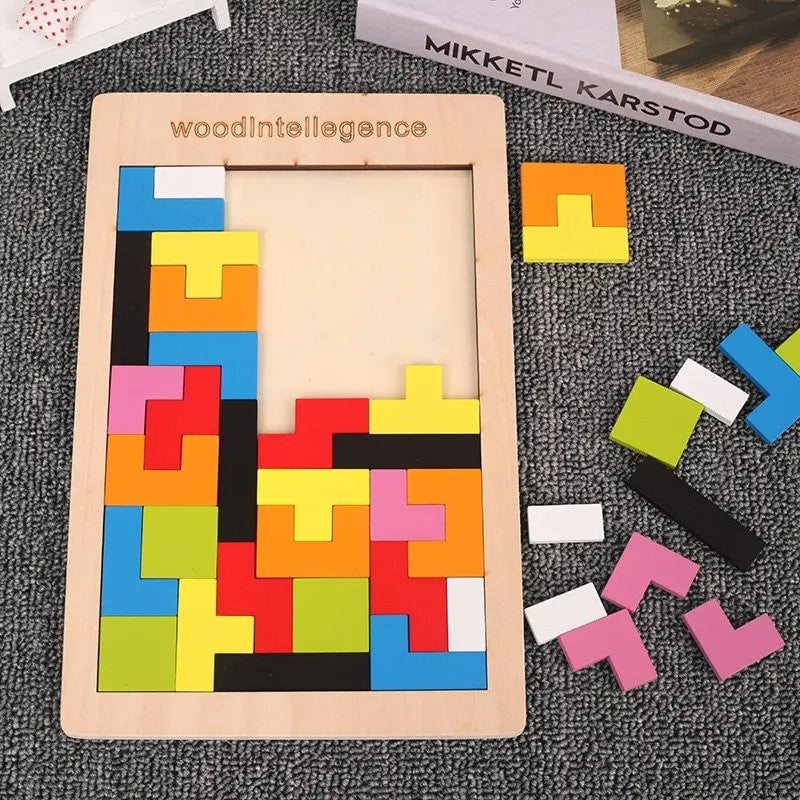 Fun Kids Wooden Shape Sorting Toy - Halri