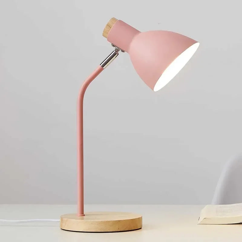 Cozy Wooden Table Lamp for Warm Bedside Lighting - Halri