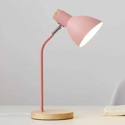 Cozy Wooden Table Lamp for Warm Bedside Lighting - Halri