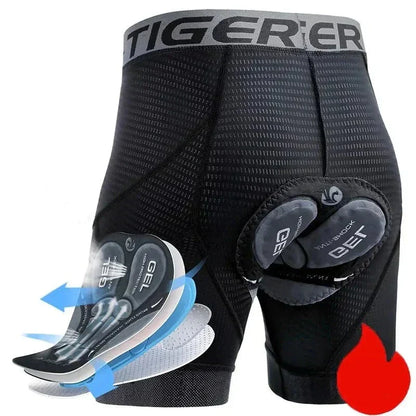 Comfortable Bike Shorts with Gel Cushion for Men