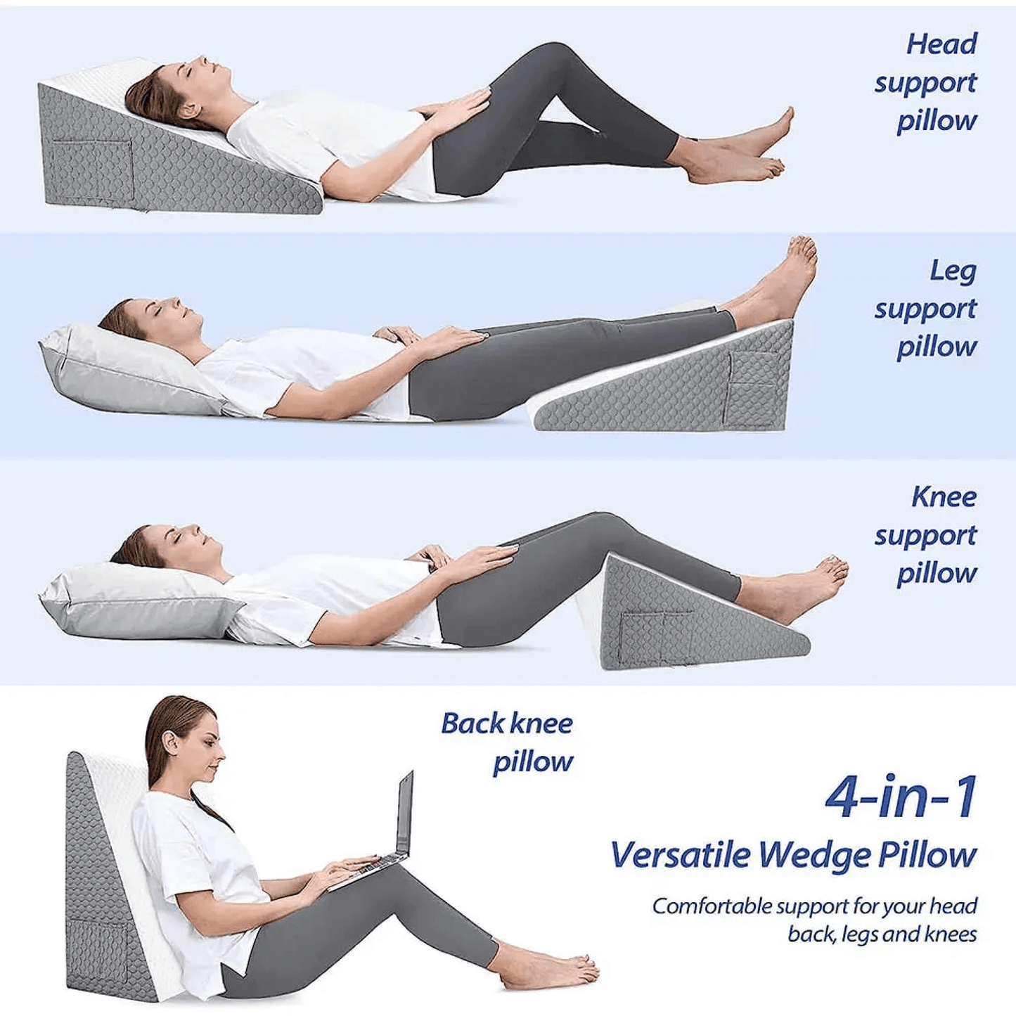 Comfortable Support Pillow for Acid Reflux Relief