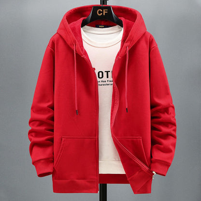 Soft Hooded Sweater Jacket