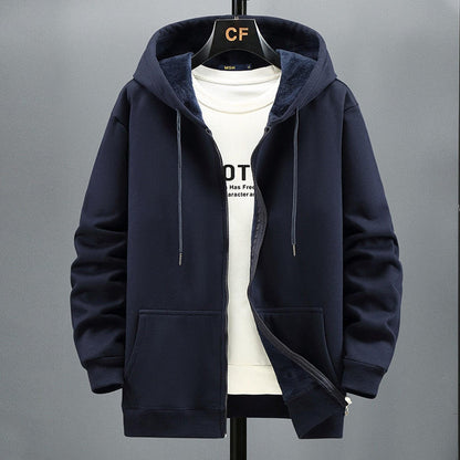 Soft Hooded Sweater Jacket