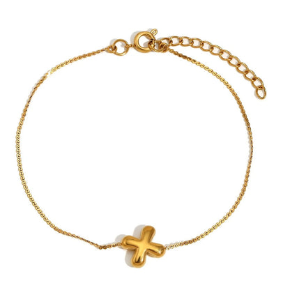 Tiny Alphabet Letter Charm Bracelet