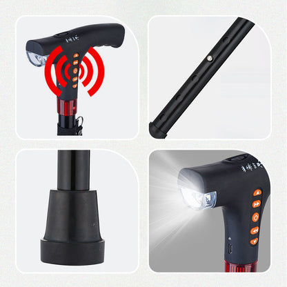 Senior Walking Stick with LED Flashlight