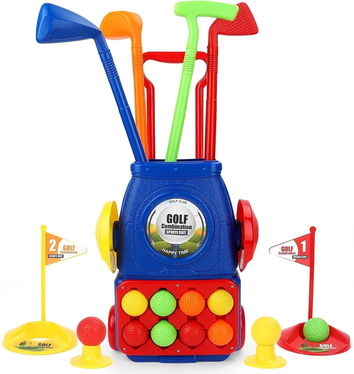 Junior Golf Starter Set with Clubs, Bag, and Balls - Halri