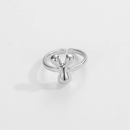 Personalized Fun Alphabet Initial Ring