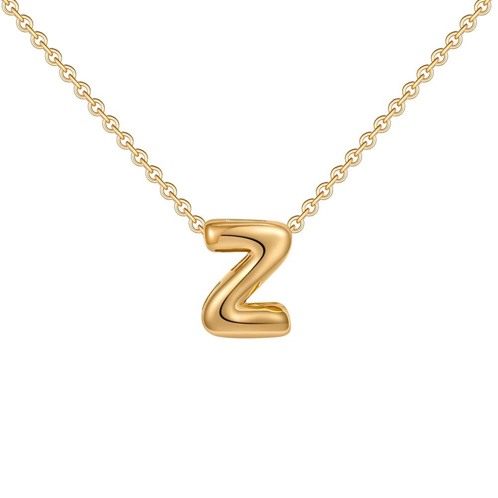 Delicate Script Monogram Initial Necklace