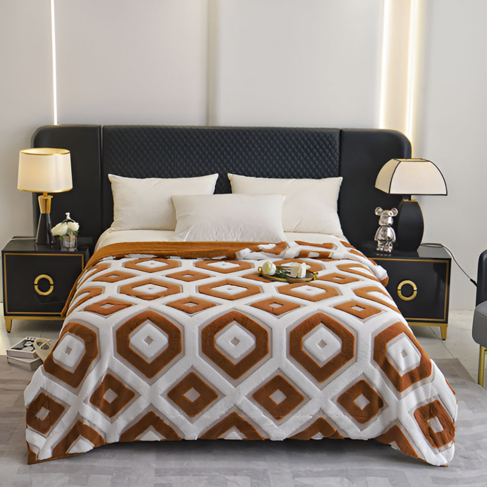 Cozy Plush Throw Blanket - Soft Machine Wash Blanket - Halri