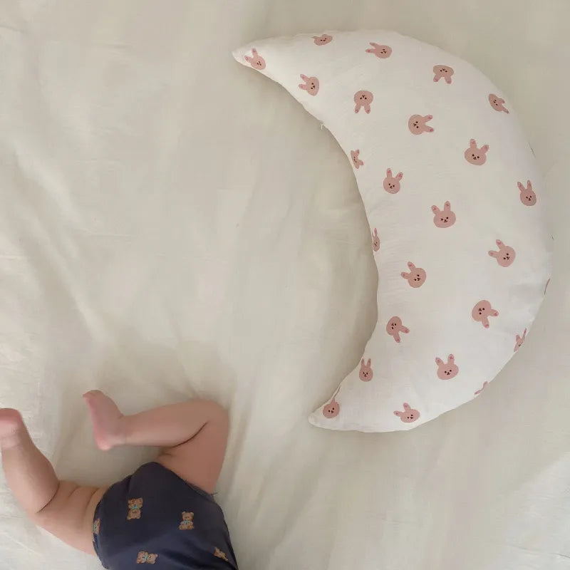 Plush Baby Moon Pillow for Sleep