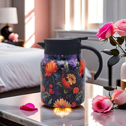 Classic Flower Insulated Tea Flask - Halri