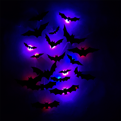 Spooky 3D Bat LED Wall Light - Halri