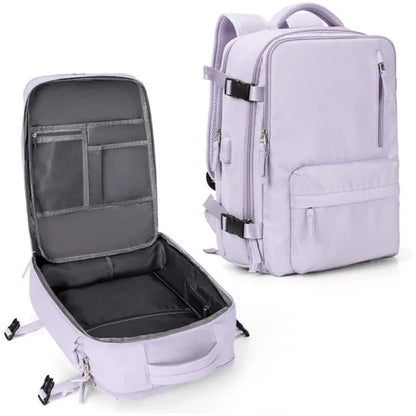 Waterproof Women's Hiking Backpack with USB Port 35L