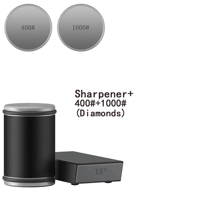 Easy 2-in-1 Sharpening Tool with Magnetic Knife Storage