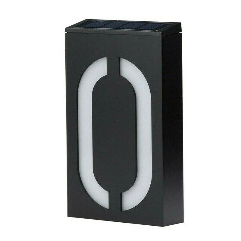 Solar Powered House Number Sign - Eco Modern Display - Halri