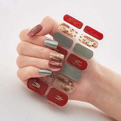 Easy Christmas Nail Art Kit at Home