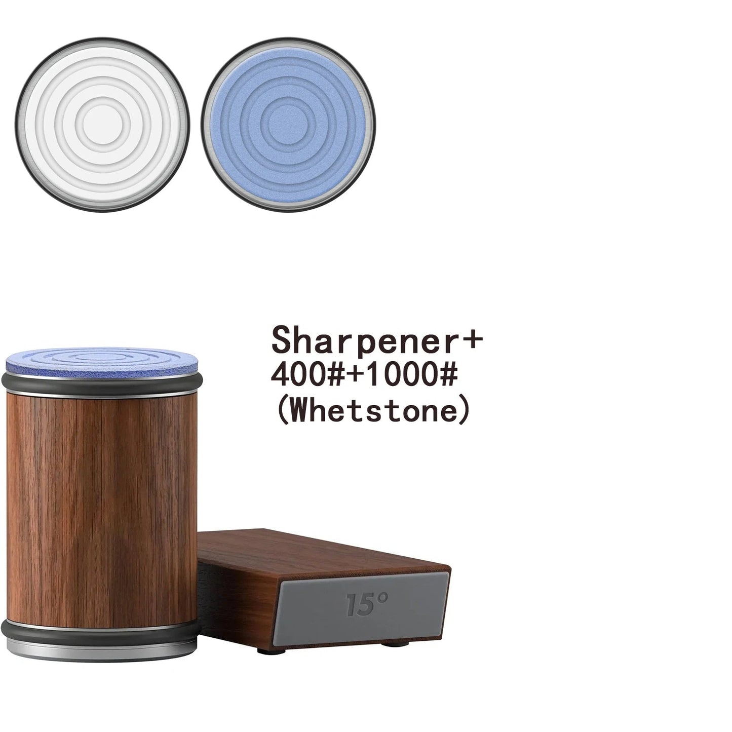 Easy 2-in-1 Sharpening Tool with Magnetic Knife Storage