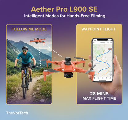 High Tech 4K GPS Drone with 360 Safety Sensor