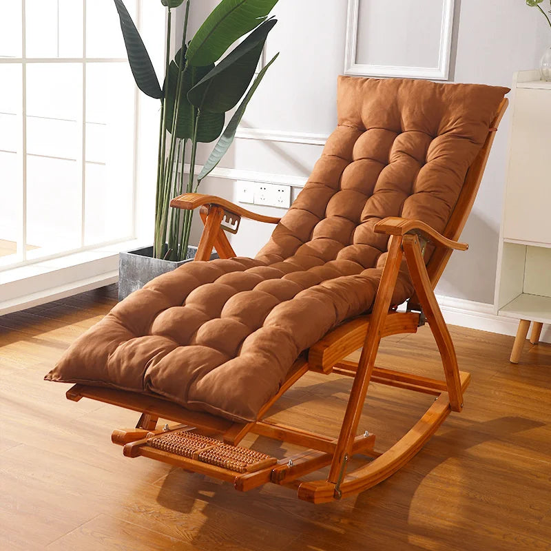 Plush Rocking Chair Cushion Extra Comfortable Seat Pad