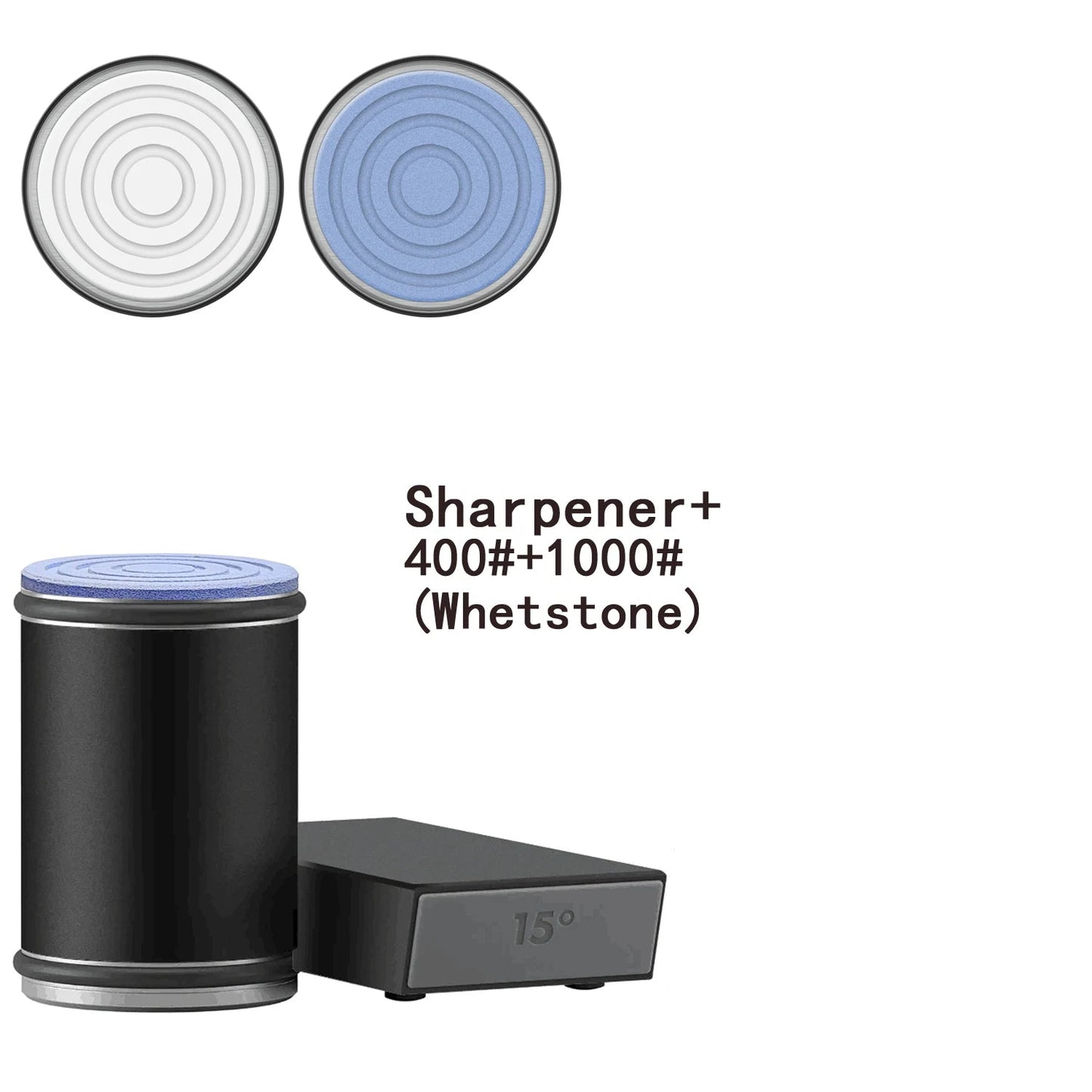 Easy 2-in-1 Sharpening Tool with Magnetic Knife Storage