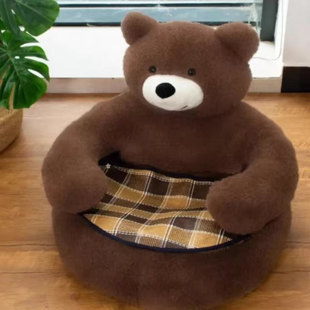 Cozy Plush Large Pet Lounge Bed