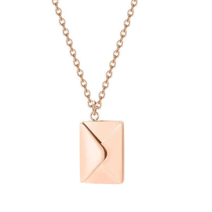 Heartfelt Letter Pendant Necklace for Her