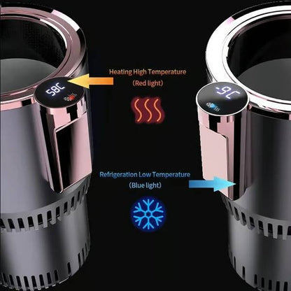 Insulated Heated and Cooled Car Cup Holder