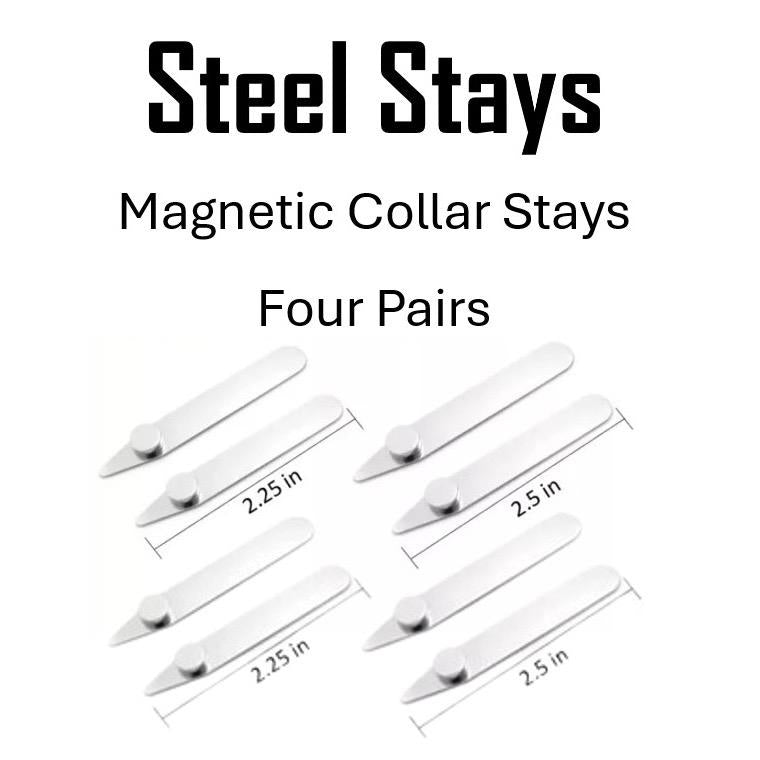 Strong Magnetic Shirt Collar Stays - Halri