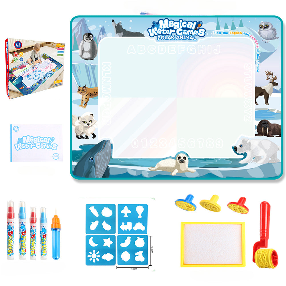 Colorful Kids Art Play Mat