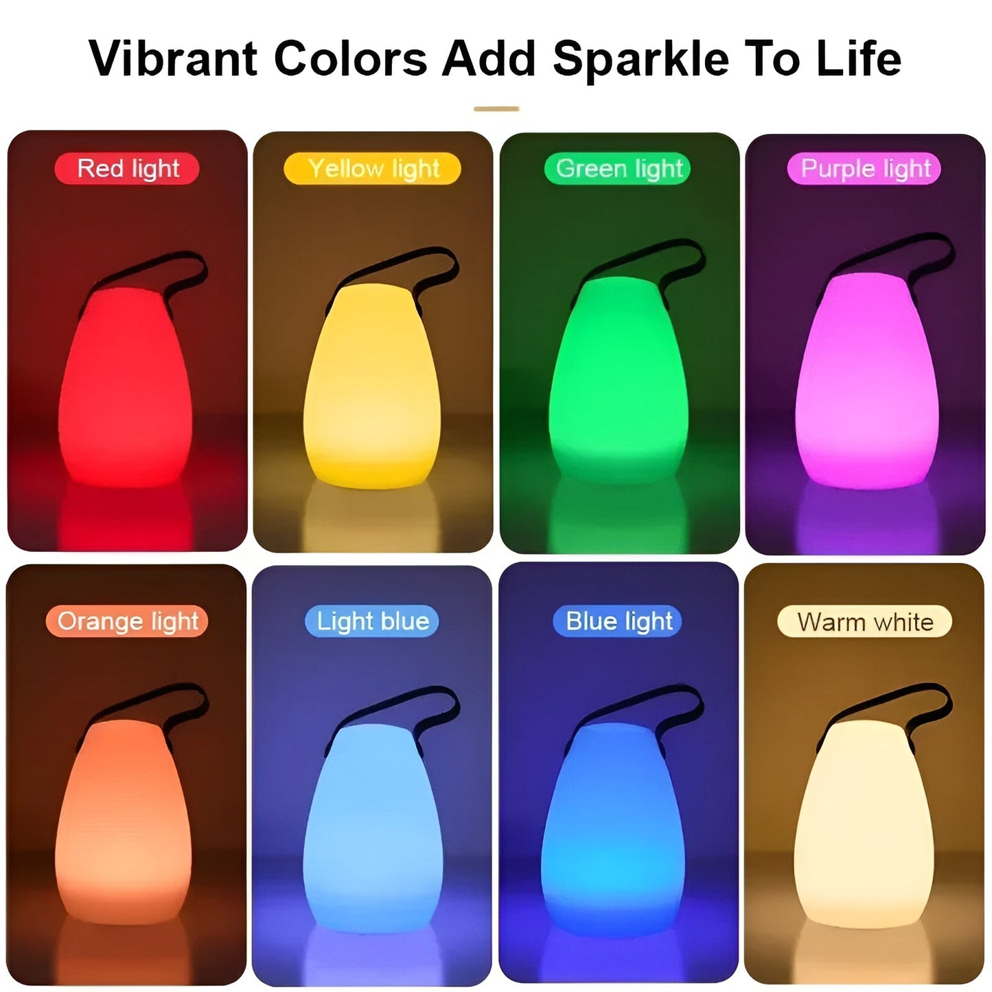 Portable Rechargeable LED Patio Table Light