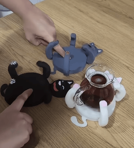 Cat Shaped Protective Coasters