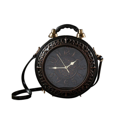 Unique Retro Style Crossbody Clock Bag